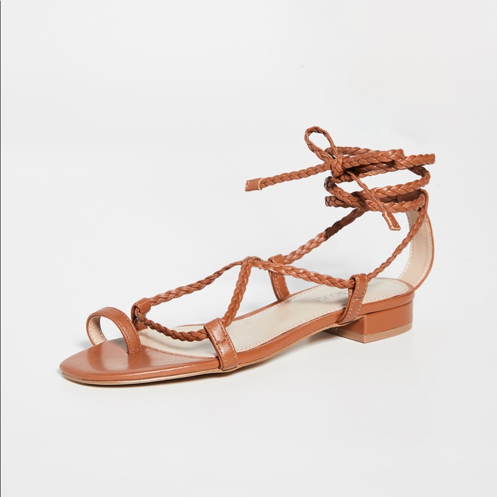 NWOT Villa Rouge Maclaren Wrap Sandals